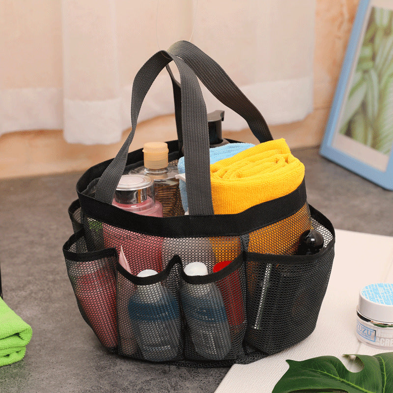 Portable Mesh Beach Bag Large Capacity Travel Toiletry Organizer