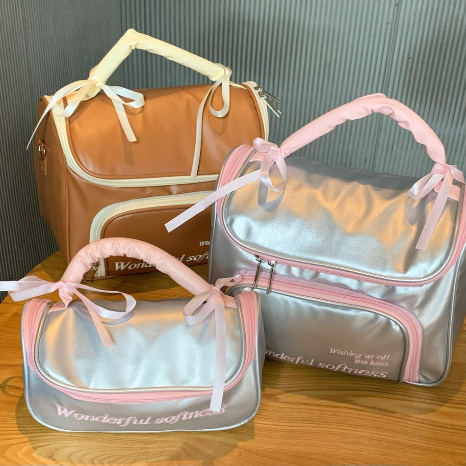 Cute Waterproof Cosmetic Bag Large Capacity Travel Organizer