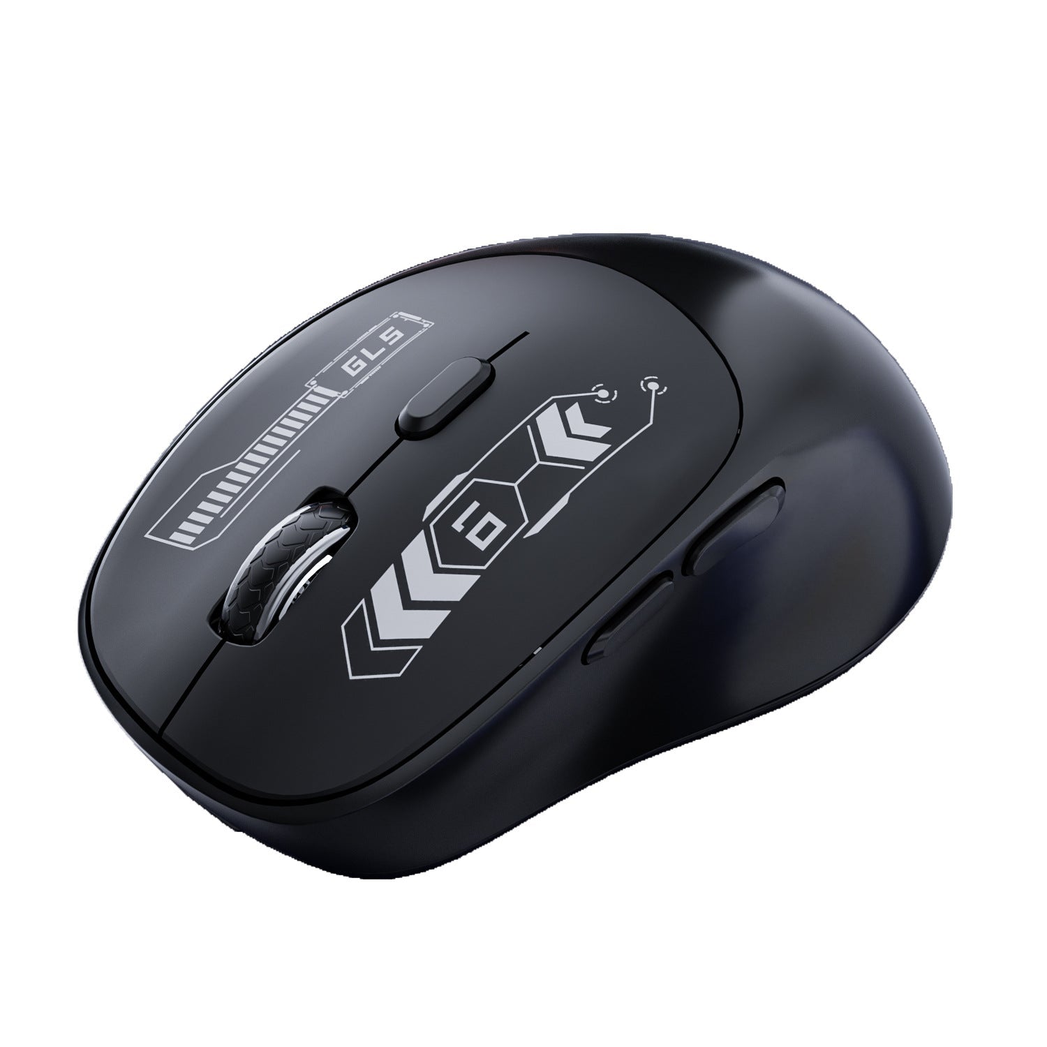 Dual-Mode Wireless Bluetooth Mouse Type-C Rechargeable Silent in Gray