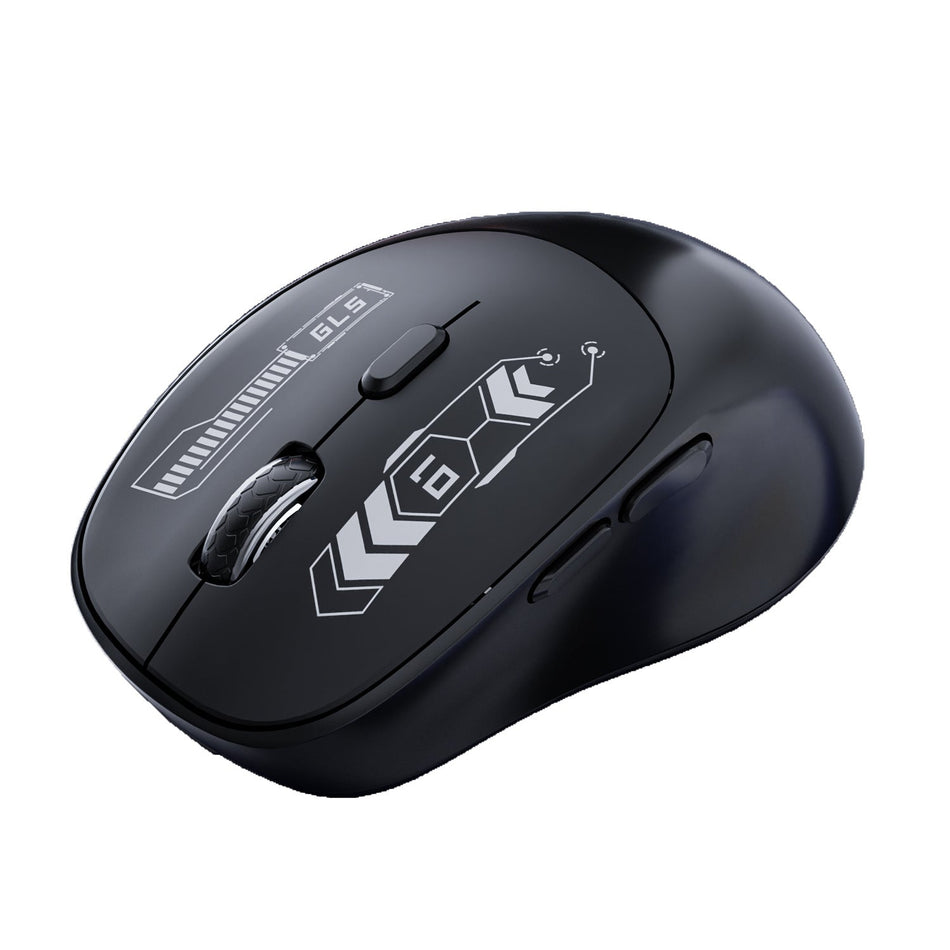 Dual-Mode Wireless Bluetooth Mouse Type-C Rechargeable Silent in Gray