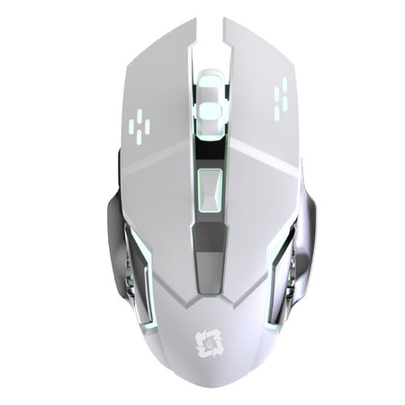 Bluetooth Wireless Rechargeable Silent Mouse for Laptop and Gaming in Silver