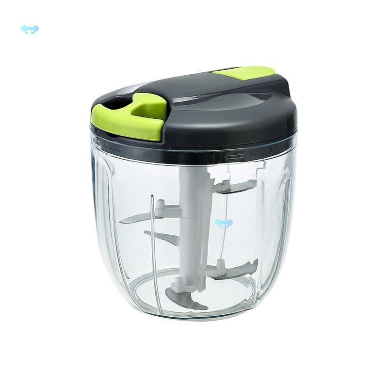 Gray small Multi-Functional Manual Twist Vegetable Shredder and Meat Grinder