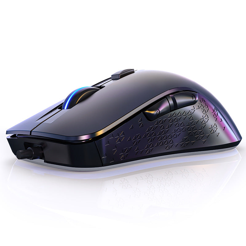 Silver Carving G402RGB Wired Gaming Mouse Macro Programmable RGB in Black