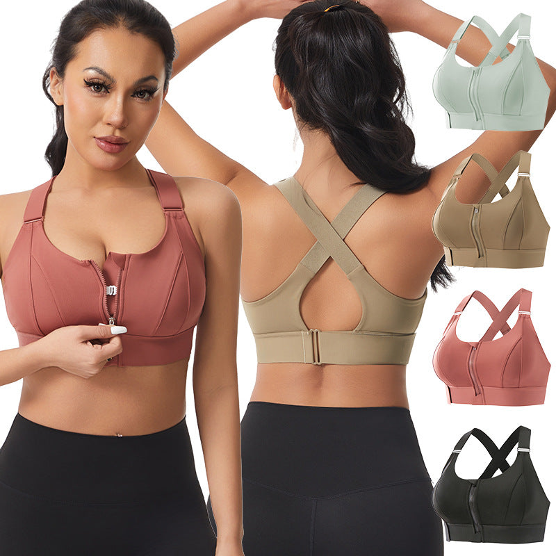 High Support Shockproof Sports Bra for Women Plus Size