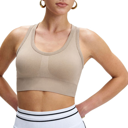 Black Adjustable Full Cup Sports Bra for Running Yoga Support