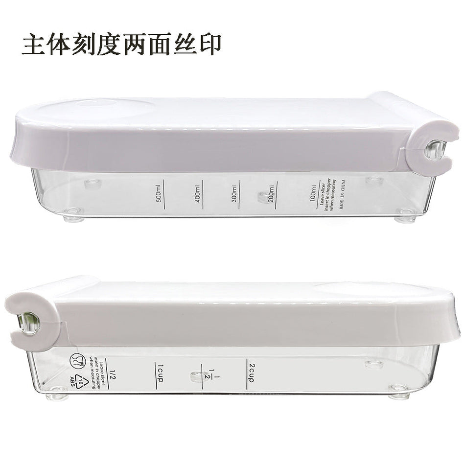 Multi-Functional Manual Press-Type Vegetable Cutter and Dicer