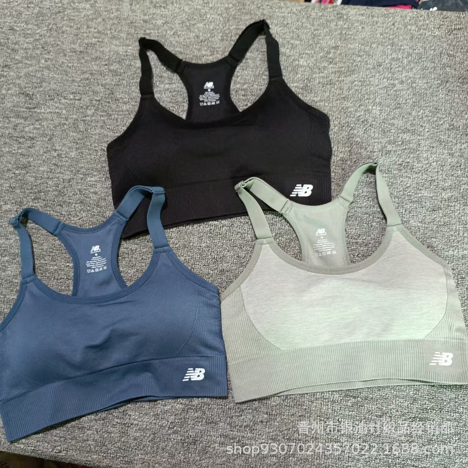Quick Dry Wire-Free Sports Bra with Breathable Chest Pads