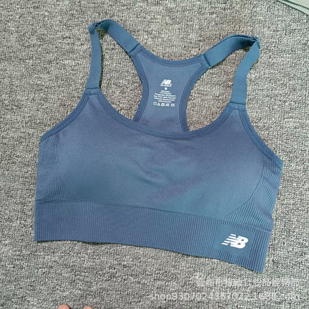 green Quick Dry Wire-Free Sports Bra with Breathable Chest Pads