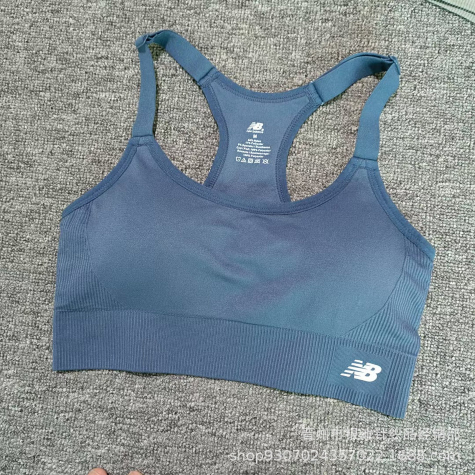 green Quick Dry Wire-Free Sports Bra with Breathable Chest Pads
