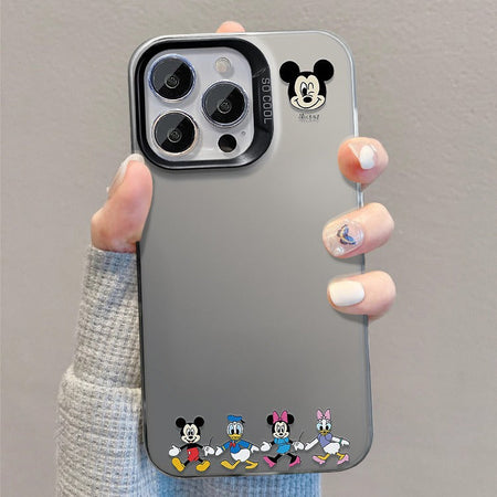 Black mickey mouse stand phone case for huawei, oppo, vivo & xiaomi