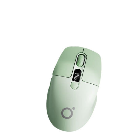 Q1 Wireless Bluetooth Mouse with Display Rechargeable Silent Office in Gray