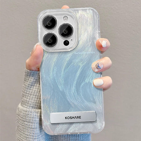 Blue gradient stand phone case for huawei, vivo, oppo & xiaomi