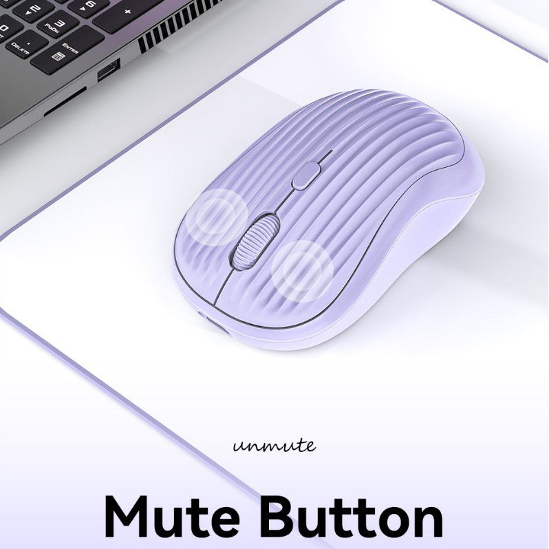 Dual-Mode Wireless Mouse 2.4G Bluetooth Rechargeable Silent