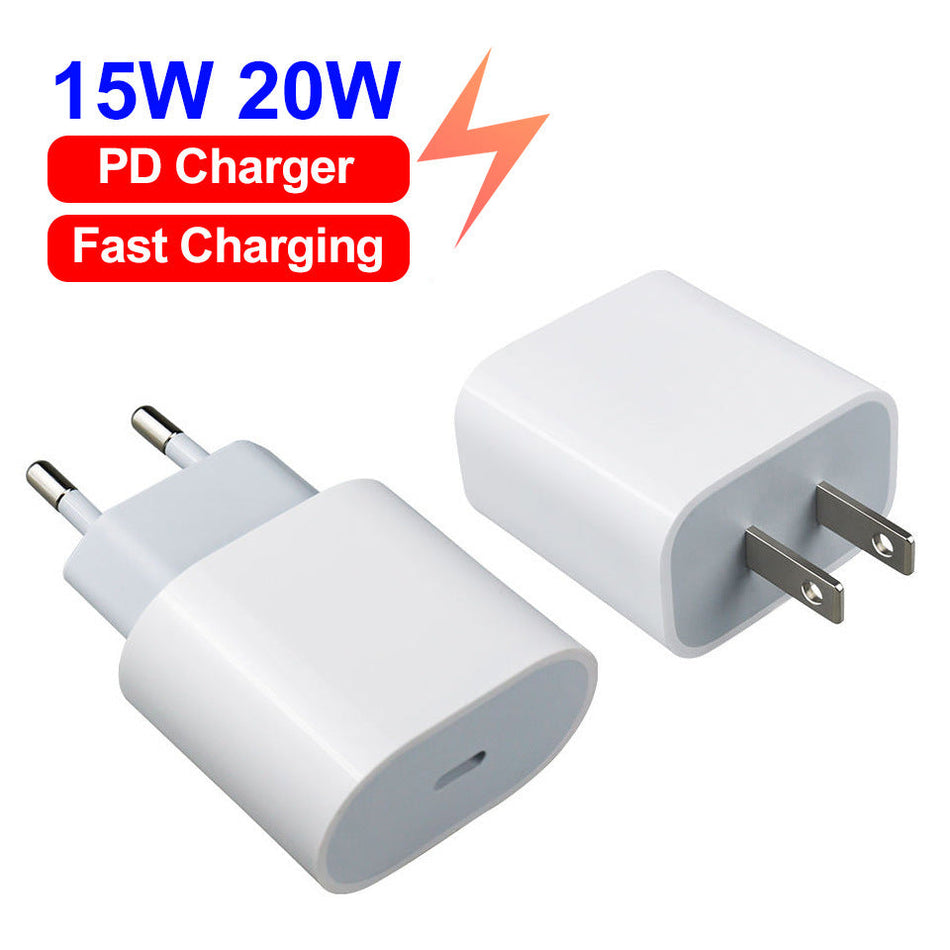 PD20W Fast Charging Adapter with Data Cable Set for iPhone