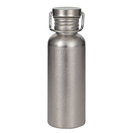 Crystalline hammered Premium Pure Titanium Outdoor Sports Kettle and Camping Water Bottle 750 ml