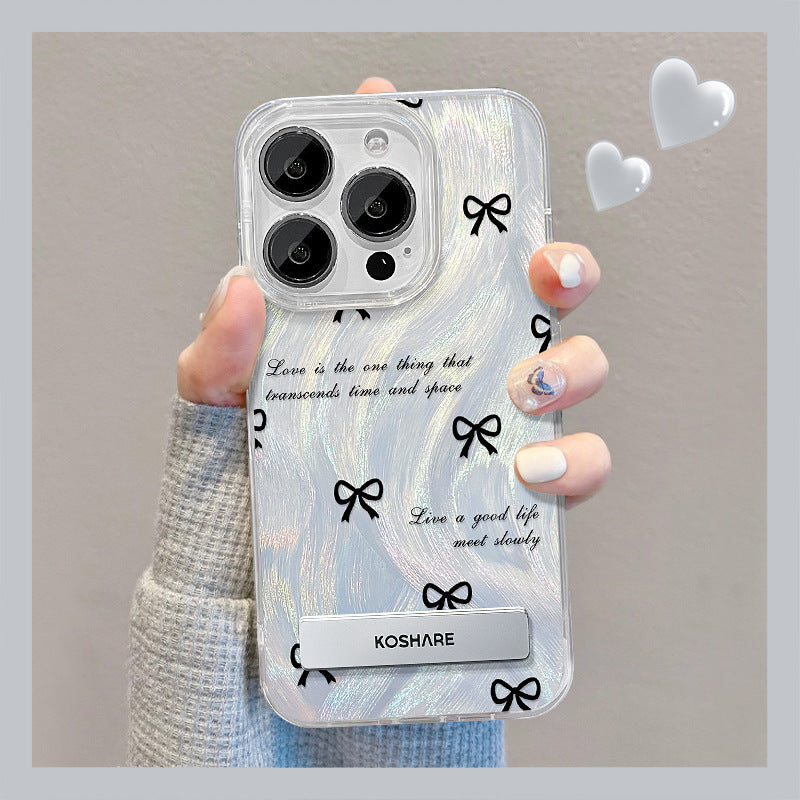 Bow & Heart Stand Phone Case for OPPO, Vivo and Xiaomi
