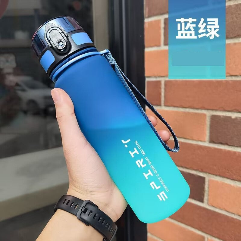Premium Cross-Border Large Capacity Frosted Gradient Sports Water