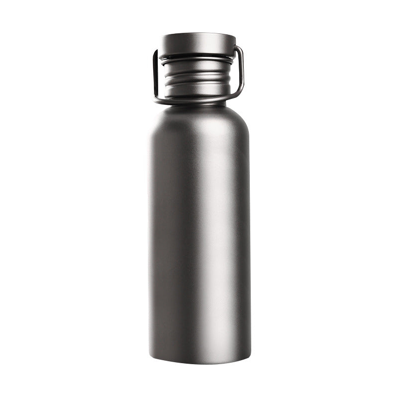 Sandblasted sports Premium Pure Titanium Single-Layer Outdoor Sports Water Bottle and Camping Cup