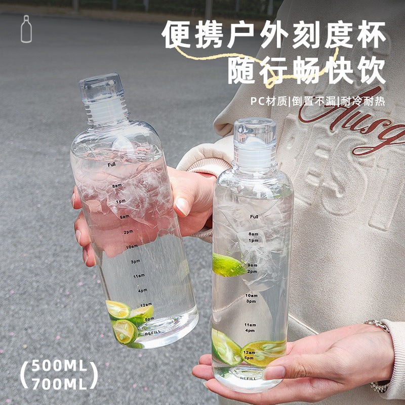 Premium Ins-Style Summer Scale Sports Water Bottle with