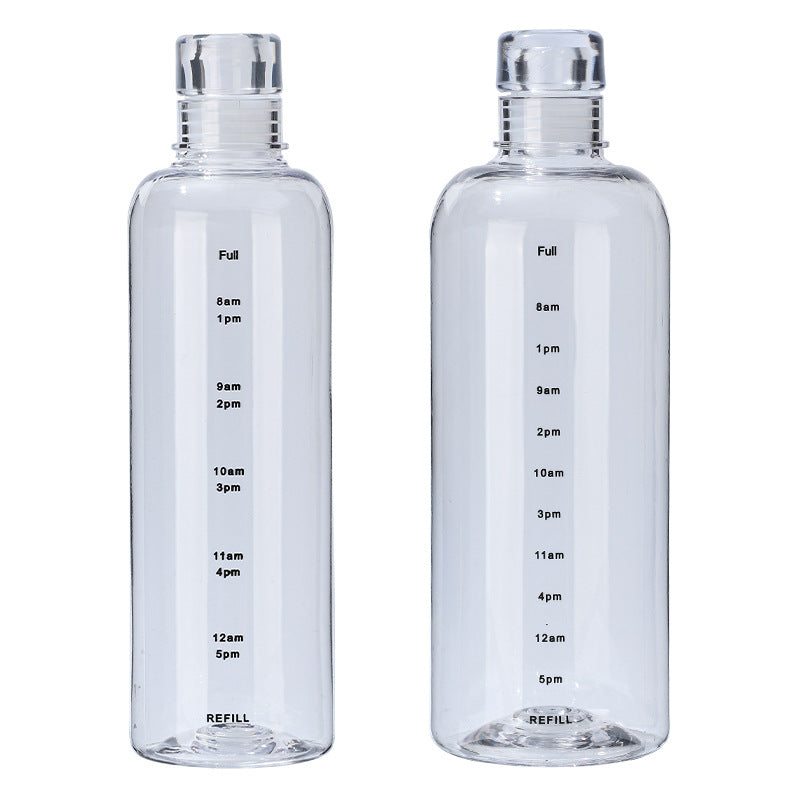 Plastic measuring Premium Ins-Style Summer Scale Sports Water Bottle with Customization 500ml