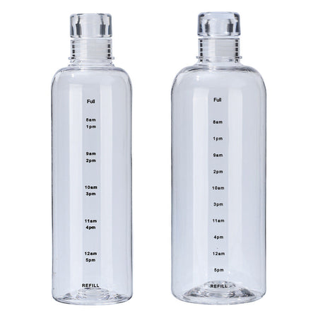 Plastic measuring Premium Ins-Style Summer Scale Sports Water Bottle with Customization 500ml
