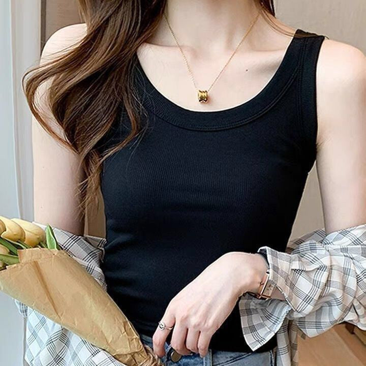 Women's Slim Fit Sleeveless Camisole Tank Top