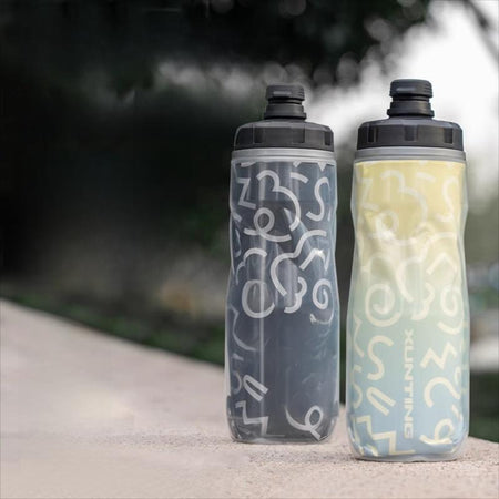 Four layers Premium Xunteng Bicycle Cycling Water Bottle & High-Performance Sports Cup 610ML-710ML