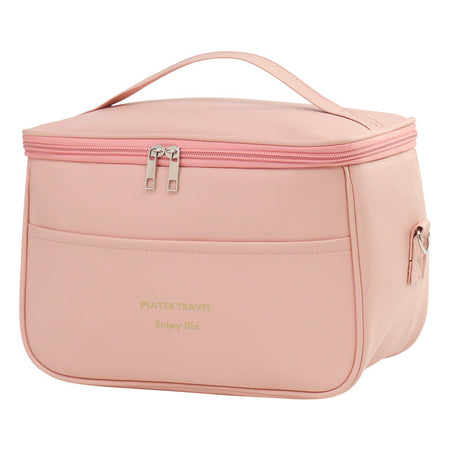 Black trumpet Premium PU Leather Square Insulated Lunch Box Handbag & Large-Capacity Picnic Bag