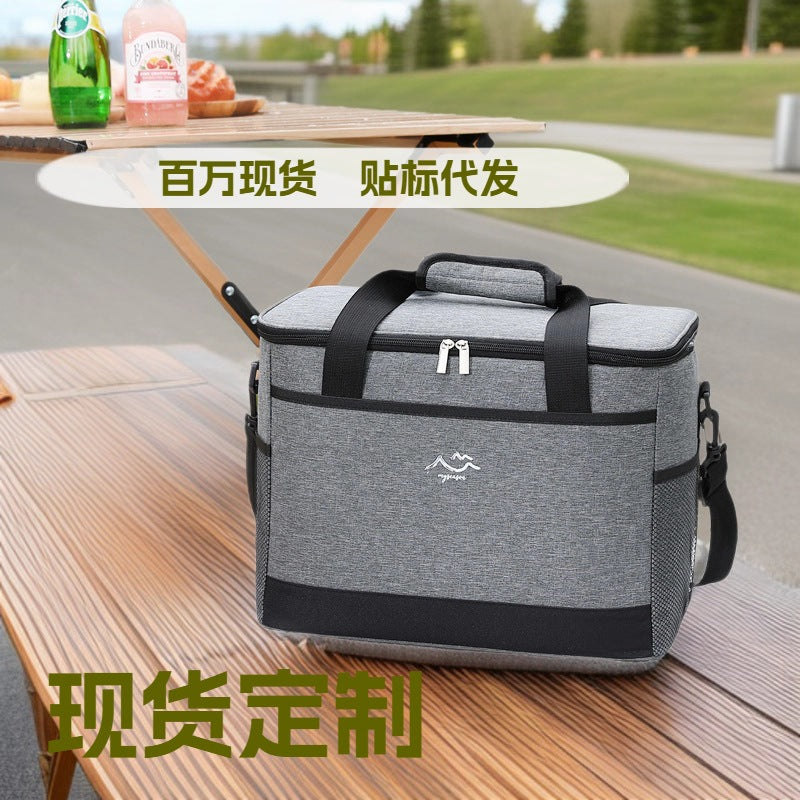 Premium Cross-Border Large-Capacity Square Lunch Bag & Thickened