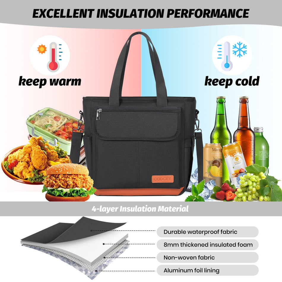 Premium BSCI Certified Portable Insulated Lunch Bag & Foldable