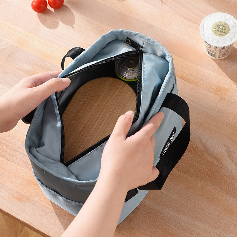 Premium PEVA Insulated Simple Fashion Lunch Bag & Portable