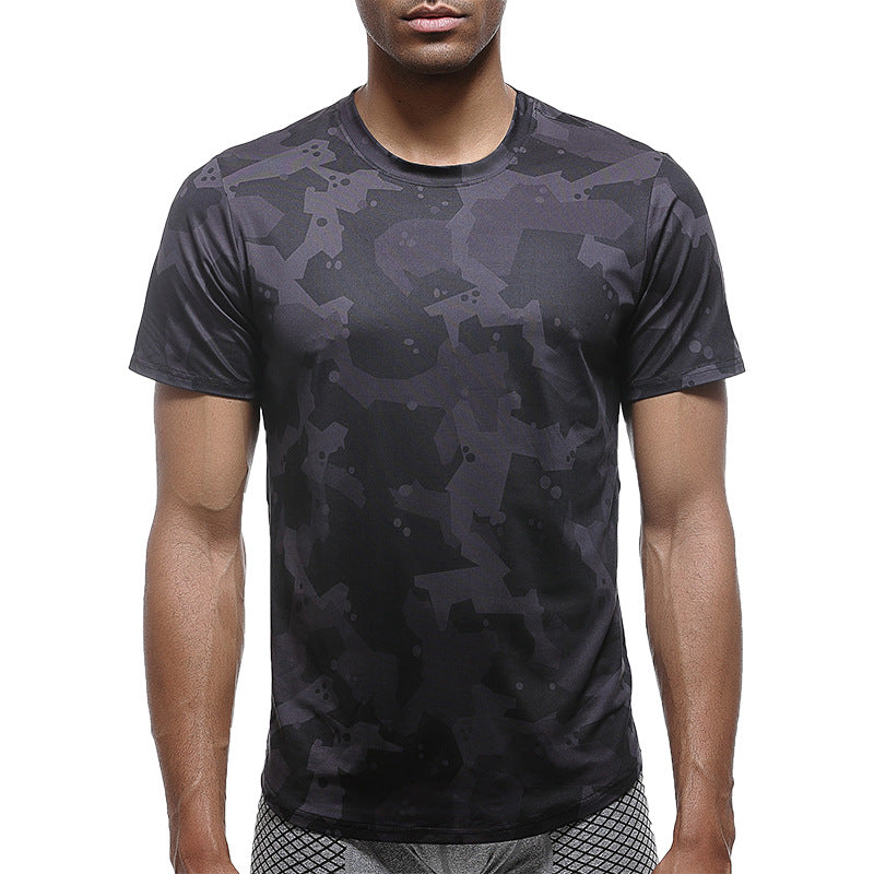 Men's Compression Sports T-Shirt Quick-Dry Training Performance