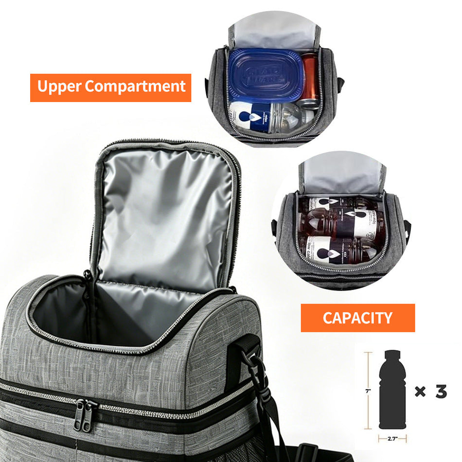 Premium Spot Double-Layer Insulated Lunch Bag & Thickened Outdoor