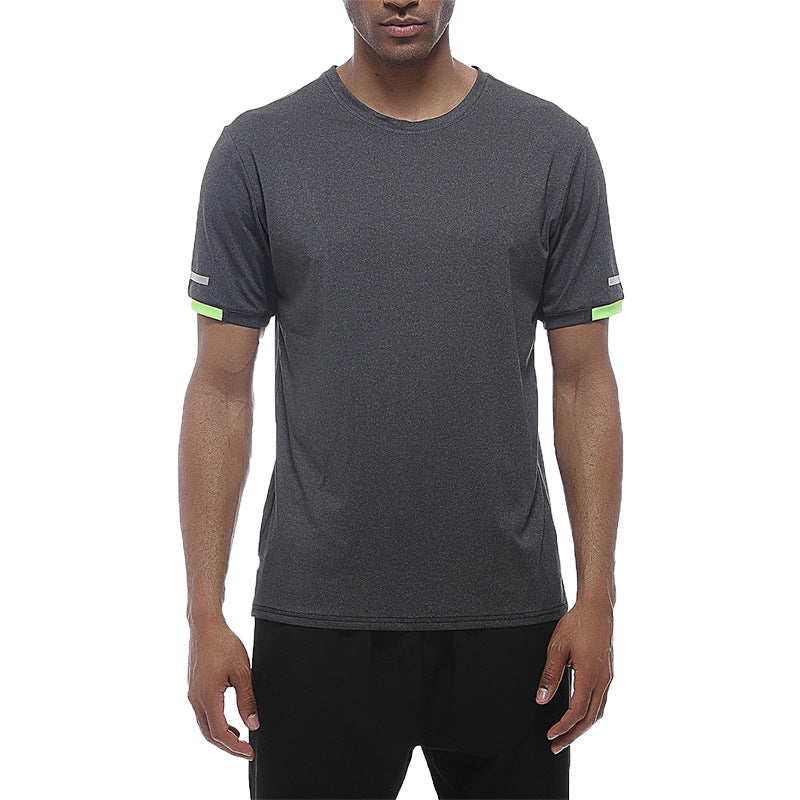 Dark Gray Men's Quick-Dry Sports T-Shirt Breathable Running Training Top