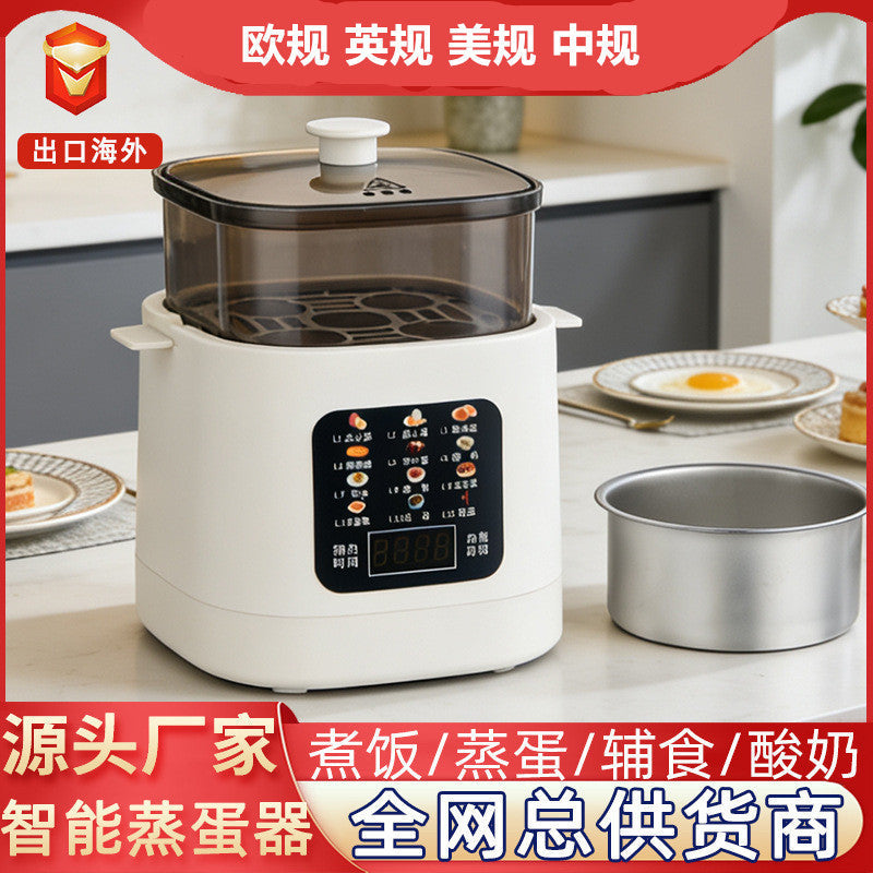 Premium Small Egg Cooker & Mini Anti-Dry Burning Breakfast