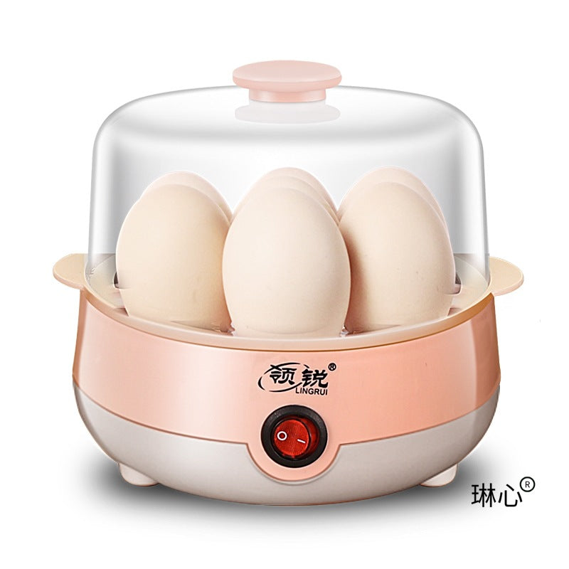 Pink Premium Mini Household Egg Cooker & Automatic Breakfast Steamer
