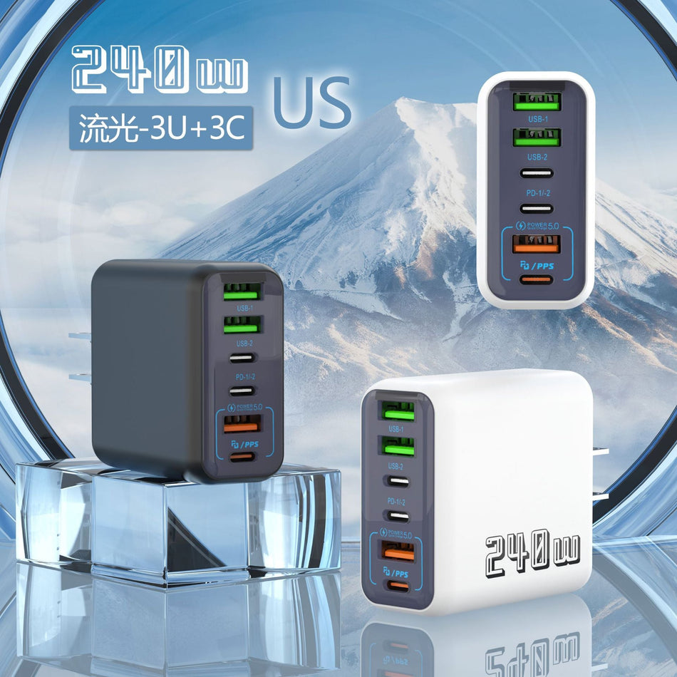 Multi-Port Universal Travel Charger EU US UK AU IN Plug Adapter