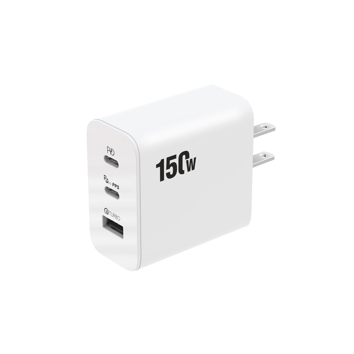 Multi-Port Fast Charging Adapter Apple Samsung Xiaomi Compatible in Black