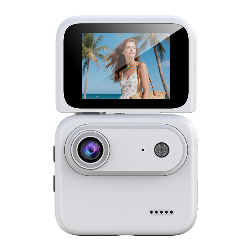 Y360 Mini Action Camera for Cycling and Outdoor Vlogging in White