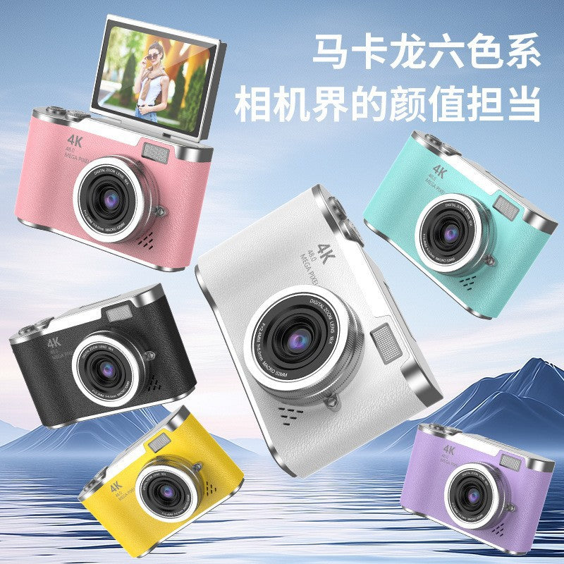 Portable Retro 4K CCD Digital Camera for Kids Photography