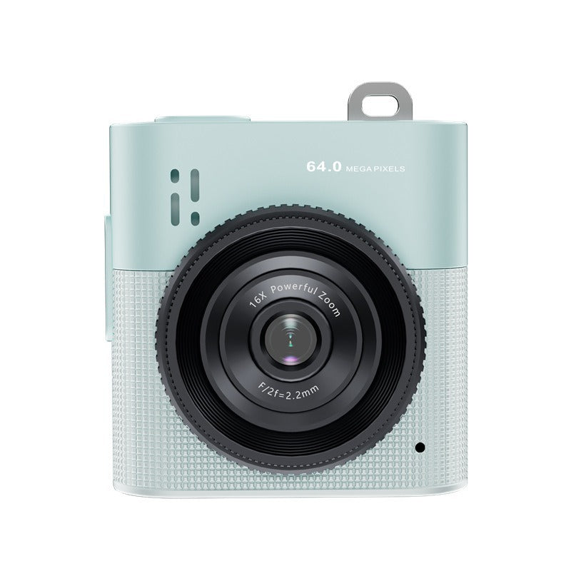 Mini Thumb HD Digital Camera with Screen Backpack Pendant in Orange