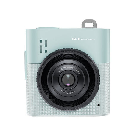 Mini Thumb HD Digital Camera with Screen Backpack Pendant in Orange