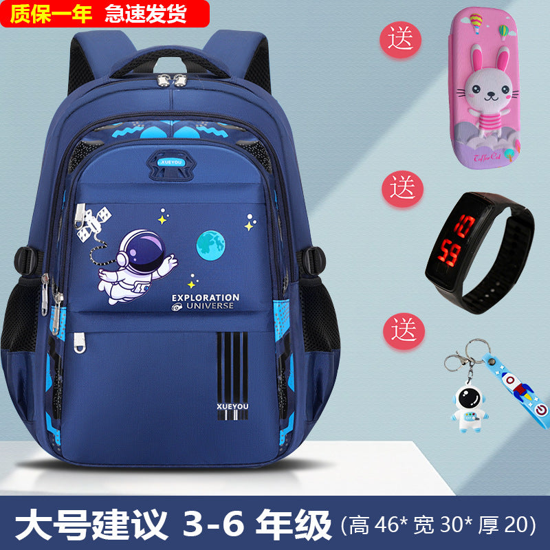 Large-Capacity Lightweight School Backpack for Students