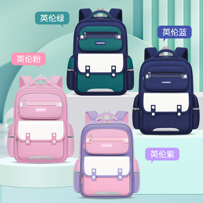 Lightweight Large-Capacity School Backpack for Grades 1–6