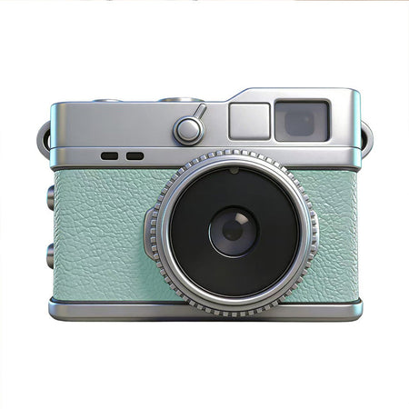 Retro CCD Thumb Mini Digital Camera Portable Student Card Camera in Black