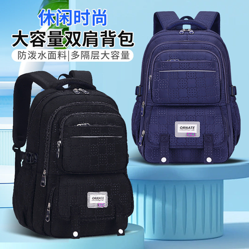 Large-Capacity Multi-Level Student Travel Backpack with Laptop