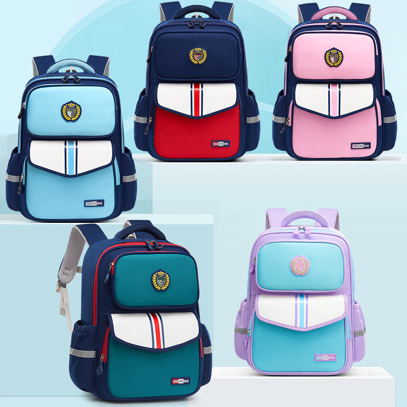 Spine-Protecting Large-Capacity School Backpack for Grades 1–6