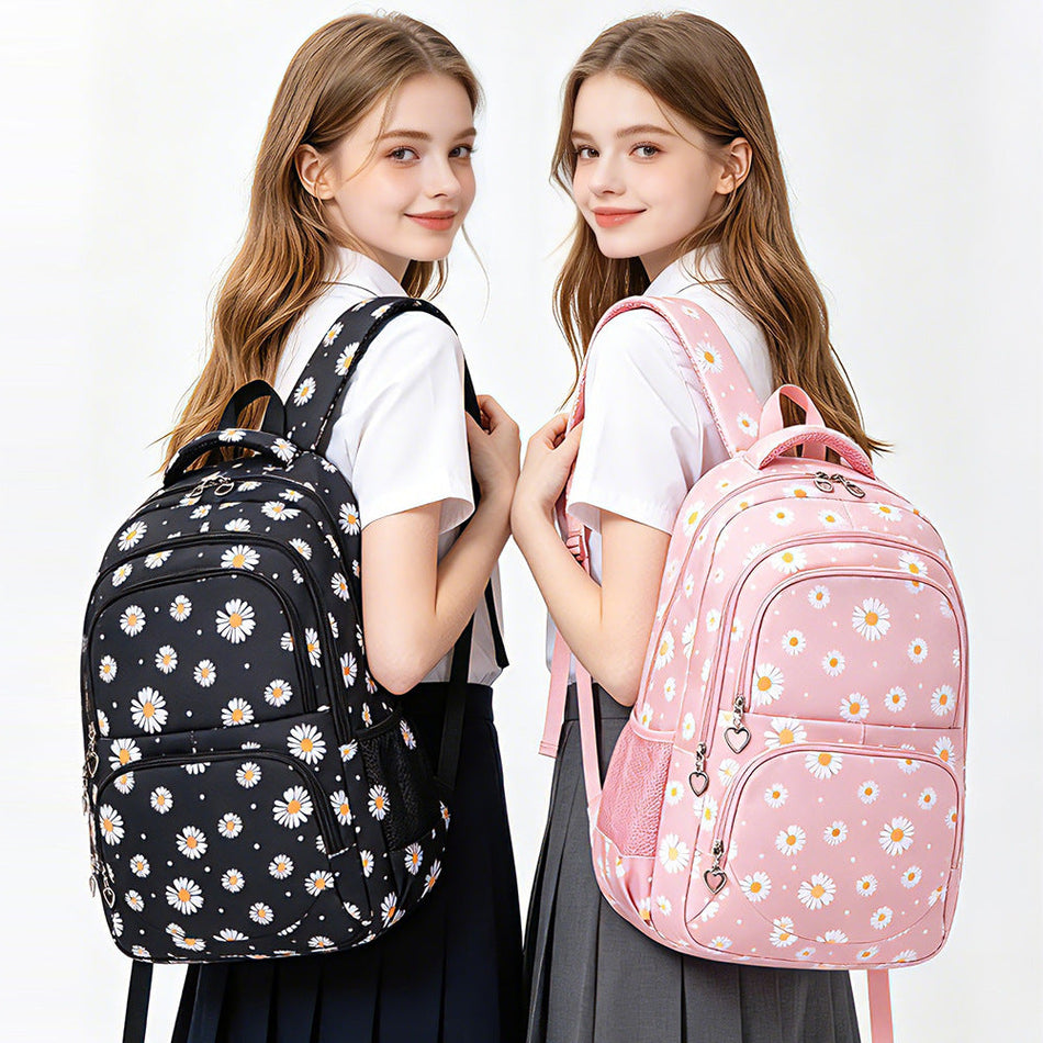 Little Daisy Lightweight Spine-Support School Backpack for