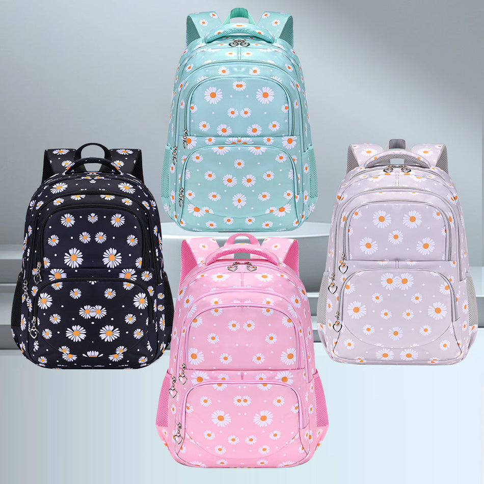 Little Daisy Lightweight Spine-Support School Backpack for