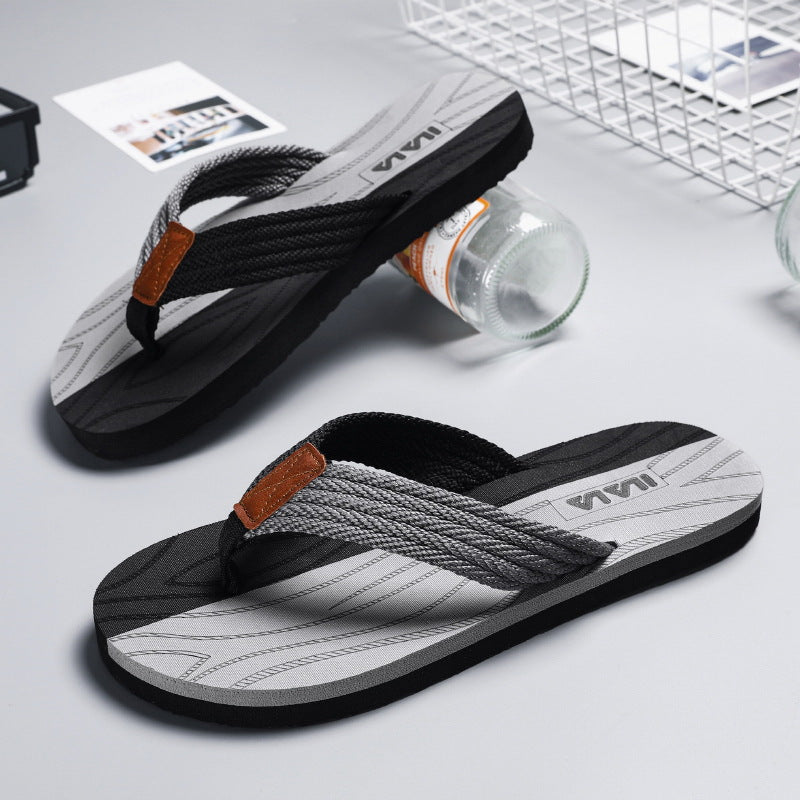 Men's Thick Sole EVA Flip Flops Non-Slip Beach Sandals